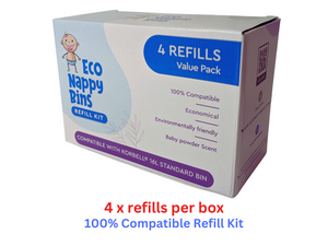 Korbell Compatible Nappy Bin Refill - Standard 16L