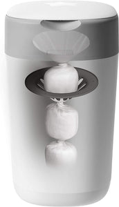 Tommee Tippee Twist & Click Nappy Disposal Bin - Cotton White